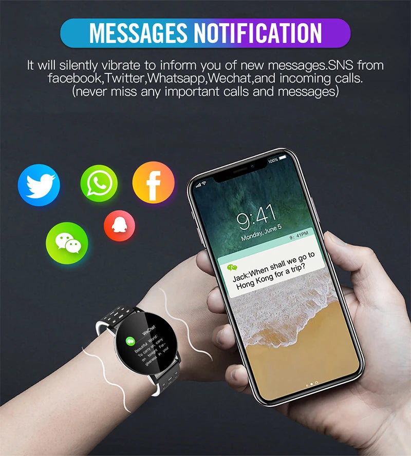1.44" Kids Waterproof Smart Watch – Bluetooth Fitness Tracker with Heart Rate Monitor for Boys & Girls
