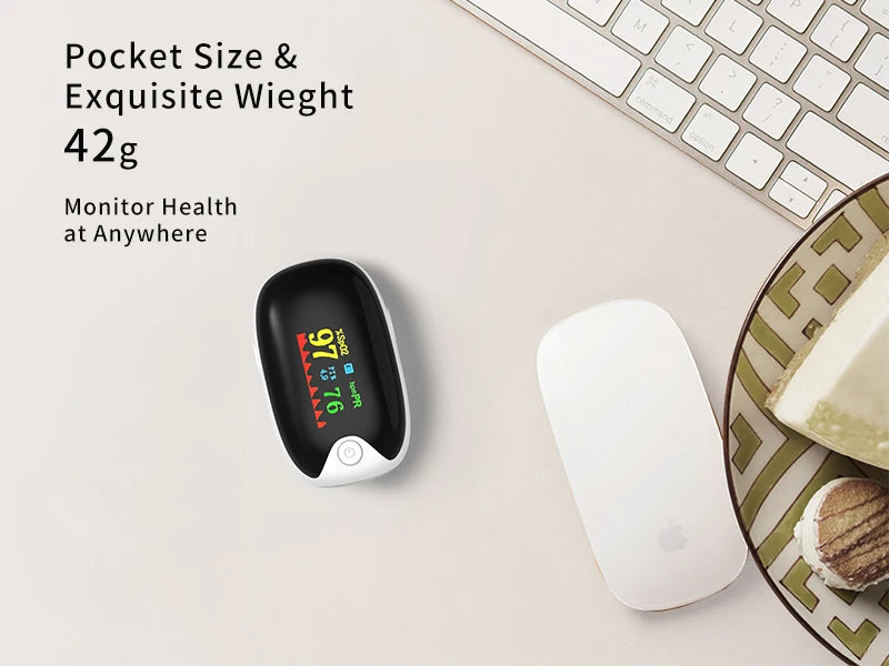 Medical Finger Pulse Oximeter – Pediatric & Adult Oxygen Saturation & Heart Rate Monitor