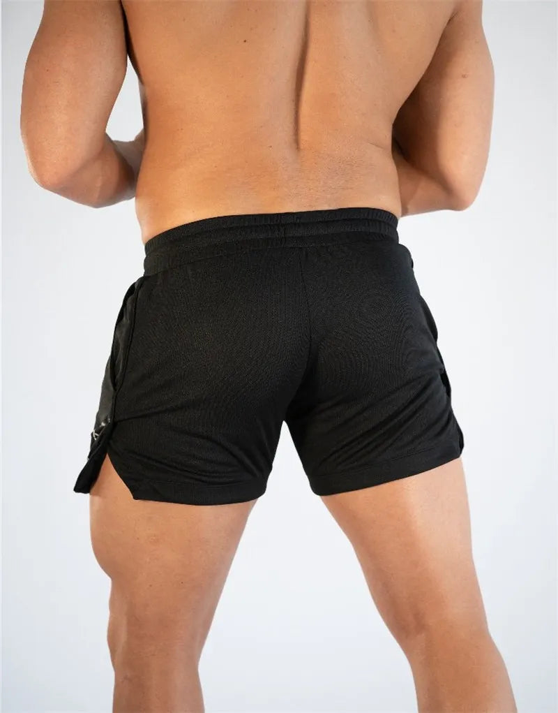 GITF Men’s Quick-Dry Compression Gym Training Shorts – Sports & Casual Fitness Running Pants
