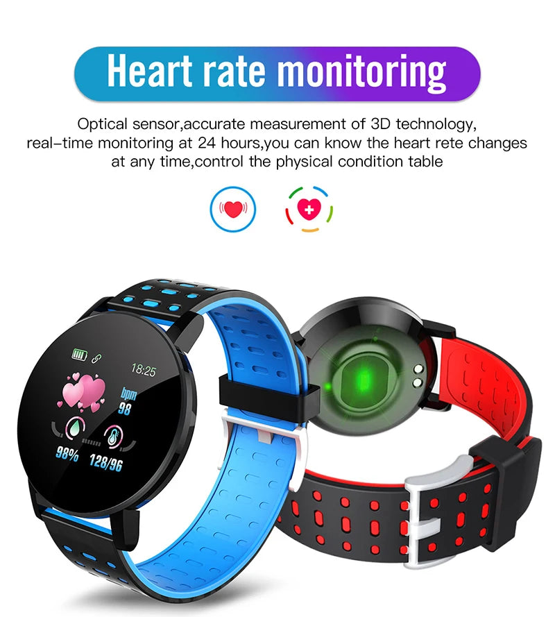 1.44" Kids Waterproof Smart Watch – Bluetooth Fitness Tracker with Heart Rate Monitor for Boys & Girls