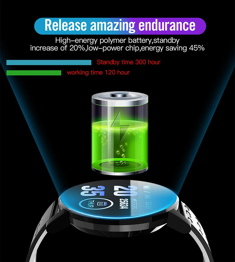 1.44" Kids Waterproof Smart Watch – Bluetooth Fitness Tracker with Heart Rate Monitor for Boys & Girls