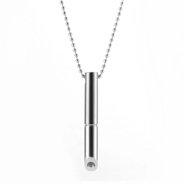 Mindfulness Breathing Necklace – Anxiety & Stress Relief Tool with Chain