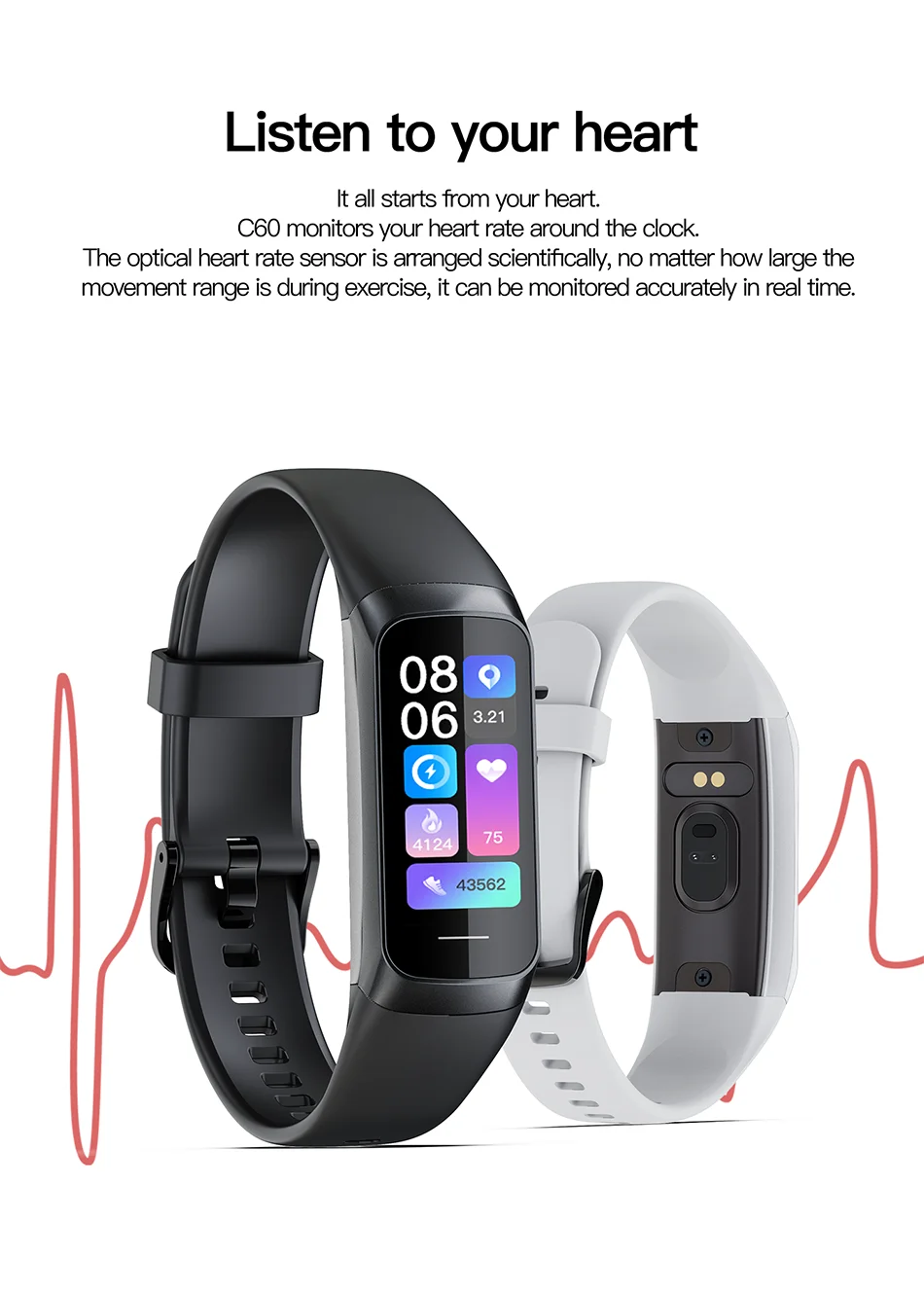 Unisex Smart Ring – Multi-Sport Mode, Pedometer, Remote Camera Control & Long Battery Life