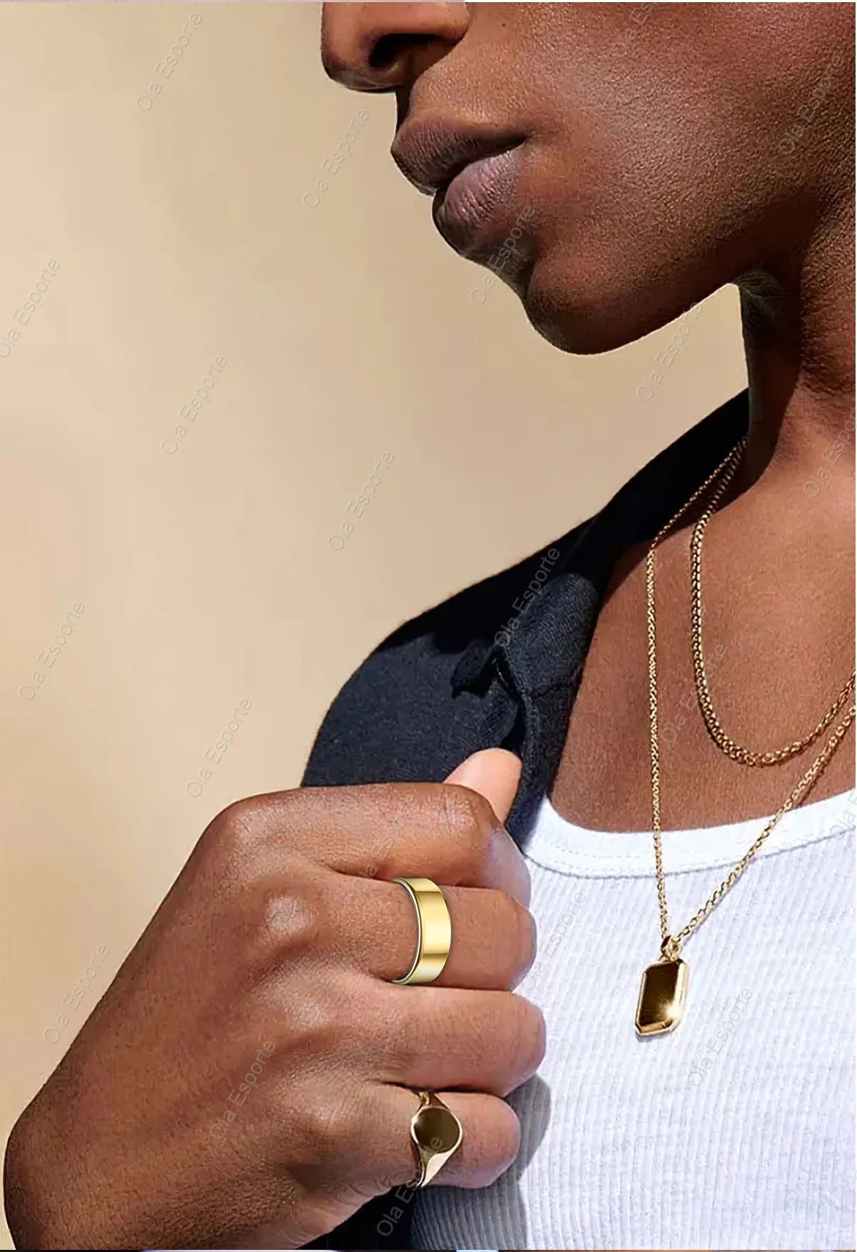 2025 New Xiaomi Smart Ring – Heart Rate & Blood Oxygen Monitor, IP68 & 5ATM Waterproof, Multi-Sport Mode