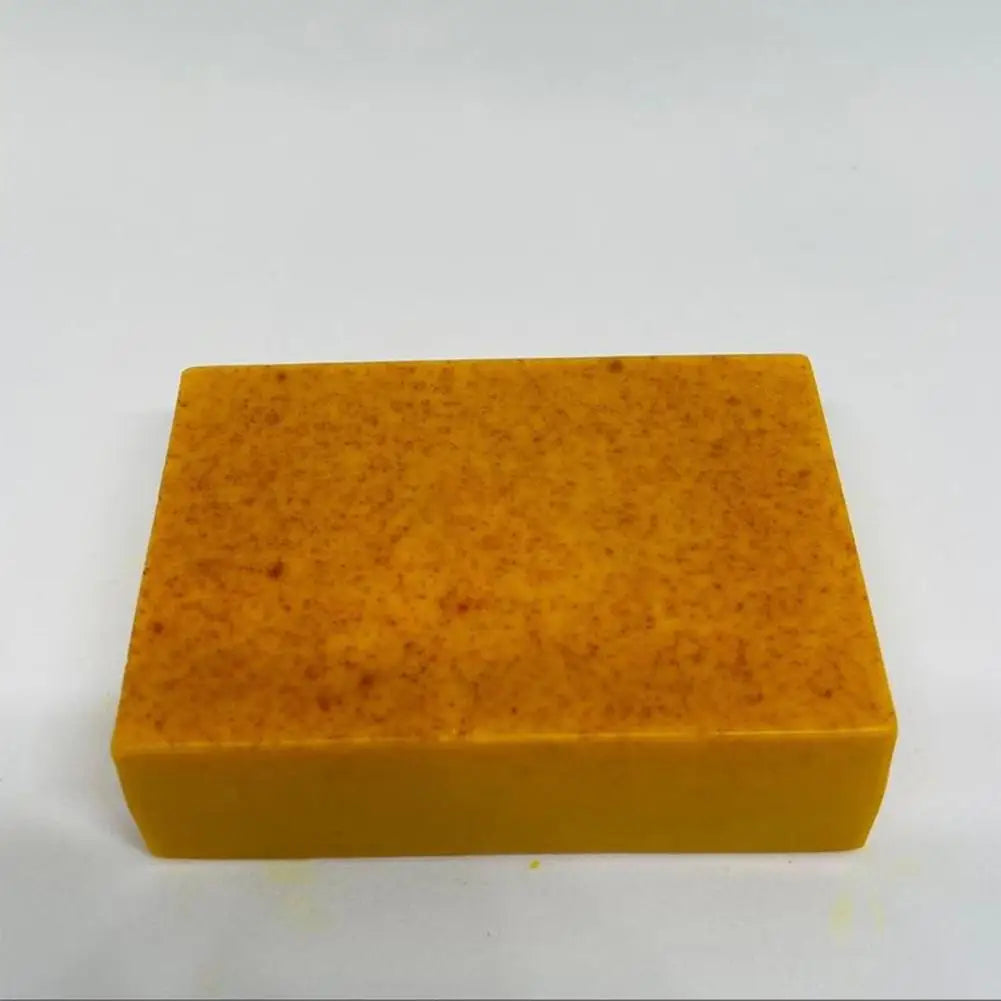 100g Turmeric Kojic Acid Handmade Soap – Lemon Brightening Shower & Facial Bar (1/3/5pcs)