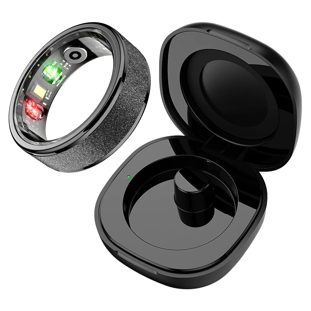 COLMI R10 Smart Ring with Charging Case – Health & Sleep Monitor, 5ATM Waterproof, Multi-Sport Mode