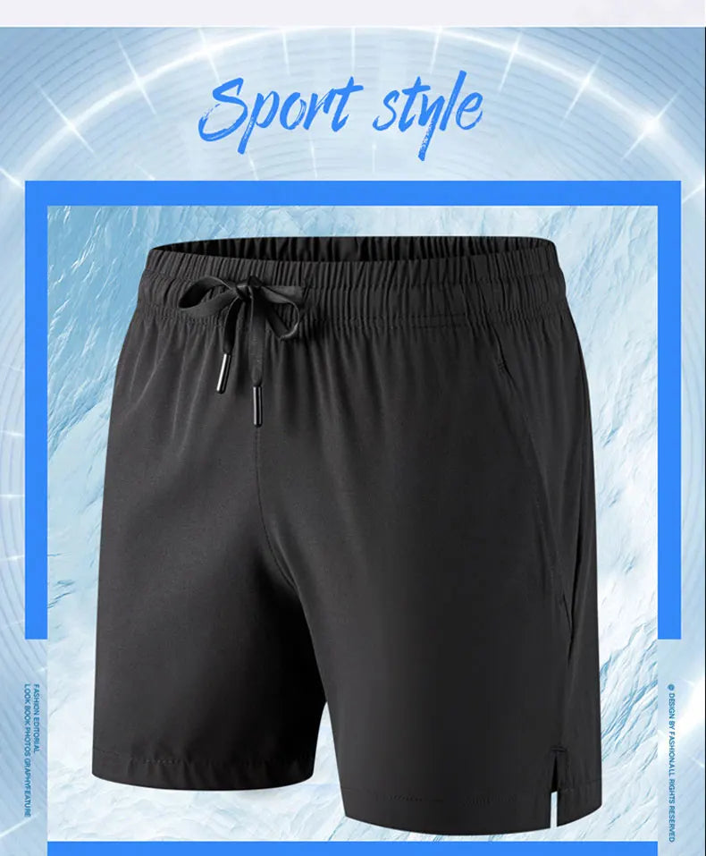 Men’s Quick-Dry Running Shorts – Summer Gym & Outdoor Sportswear Jogging Pants