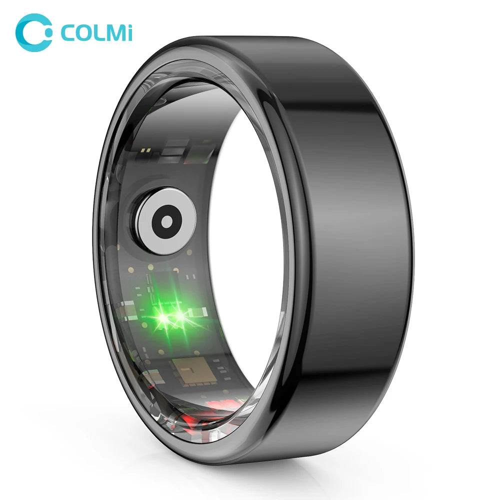 COLMI R02 Military‑Grade Titanium Smart Ring – IP68 & 3ATM Waterproof with Health Monitoring & Multi‑Sport Modes