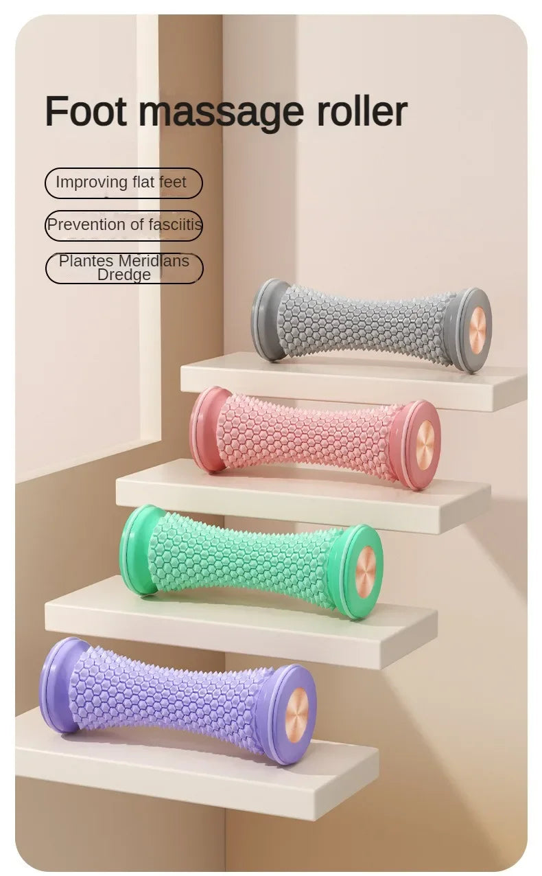 Manual Foot Massage Roller & Yoga Ball – Plantar Fascia & Muscle Relaxation Tool