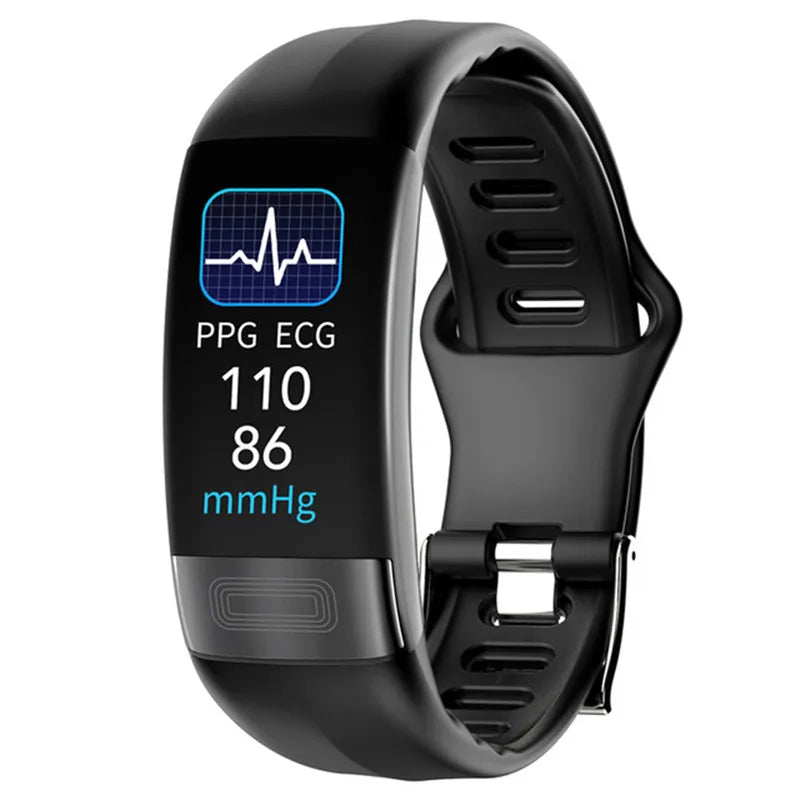 ECG+PPG Smart Fitness Tracker – Waterproof Health Smartband with Blood Pressure & Calorie Monitoring