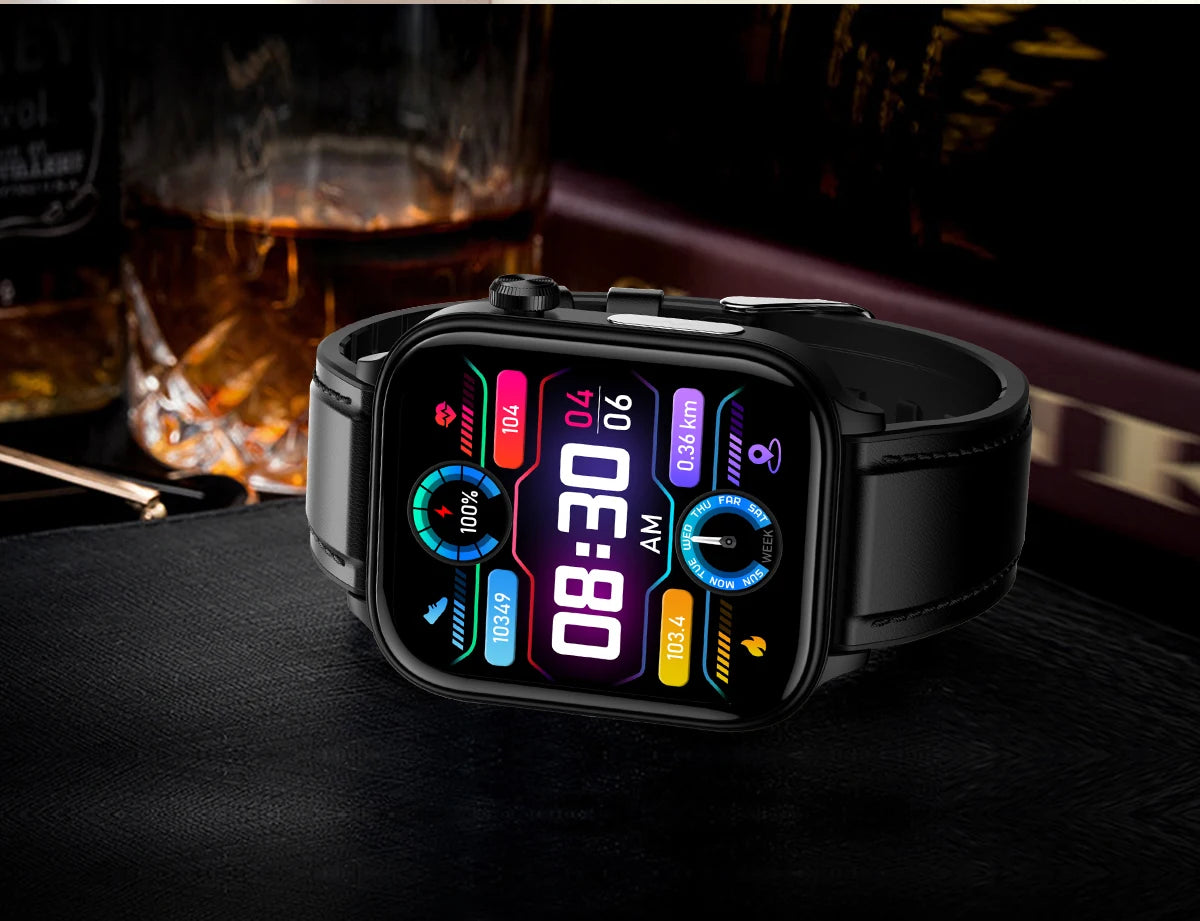 2025 ECG+PPG Smart Watch – Blood Pressure, Lipid, Uric Acid & Menstrual Health Tracker for Women