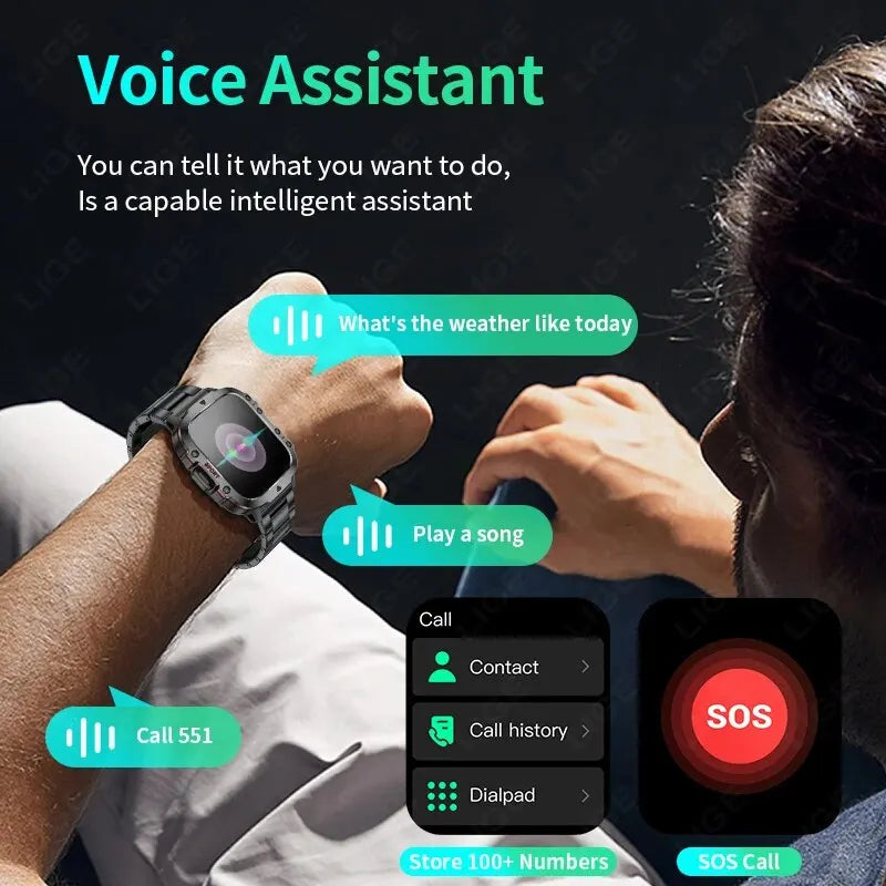 Unisex Smart Bracelet for Android & iOS – Heart Rate, Blood Oxygen Monitor, Waterproof Sport Smartwatch with Gift