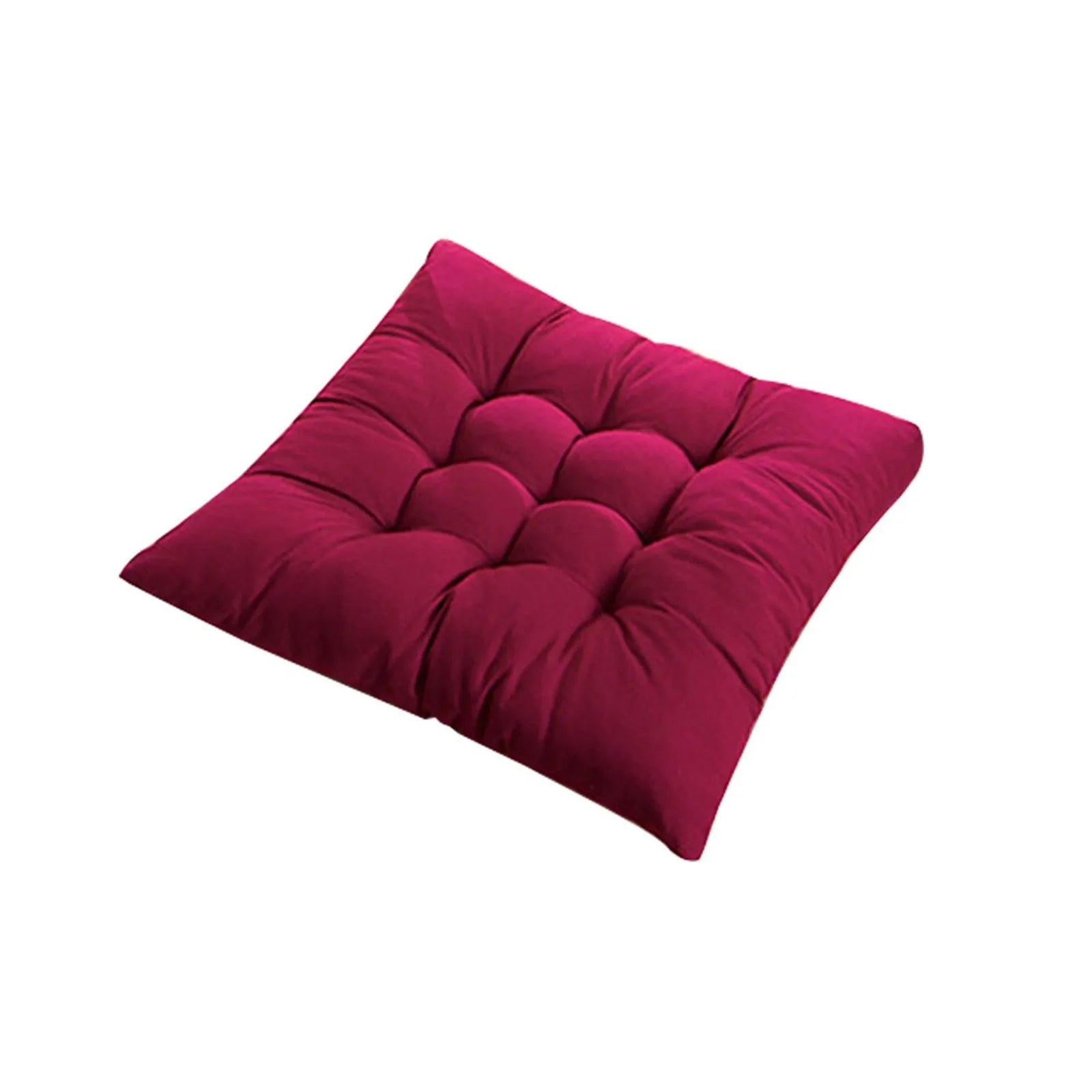 Square Chair Cushion with Anti-Skid Strap – Indoor & Outdoor Seat Pillow for Home and Car