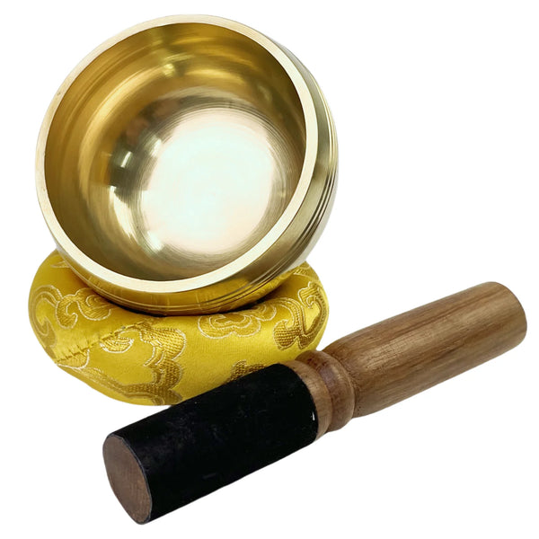 Miwayer Mini Tibetan Singing Bowl – Handmade Nepal Buddha Thumb Bowl for Meditation & Stress Relief