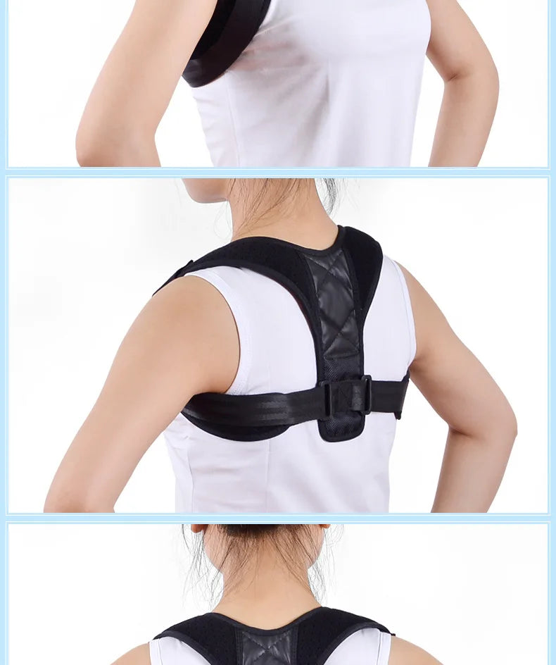 Adjustable Back Posture Correction Belt – Unisex Hunchback & Sitting Support Brace