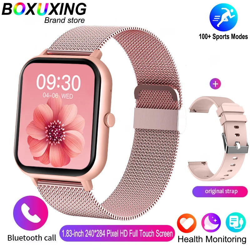 2025 Xiaomi Smart Watch – Bluetooth Call, Heart Rate Monitor, IP68 Waterproof Fitness Tracker for Men & Women (iOS & Android)