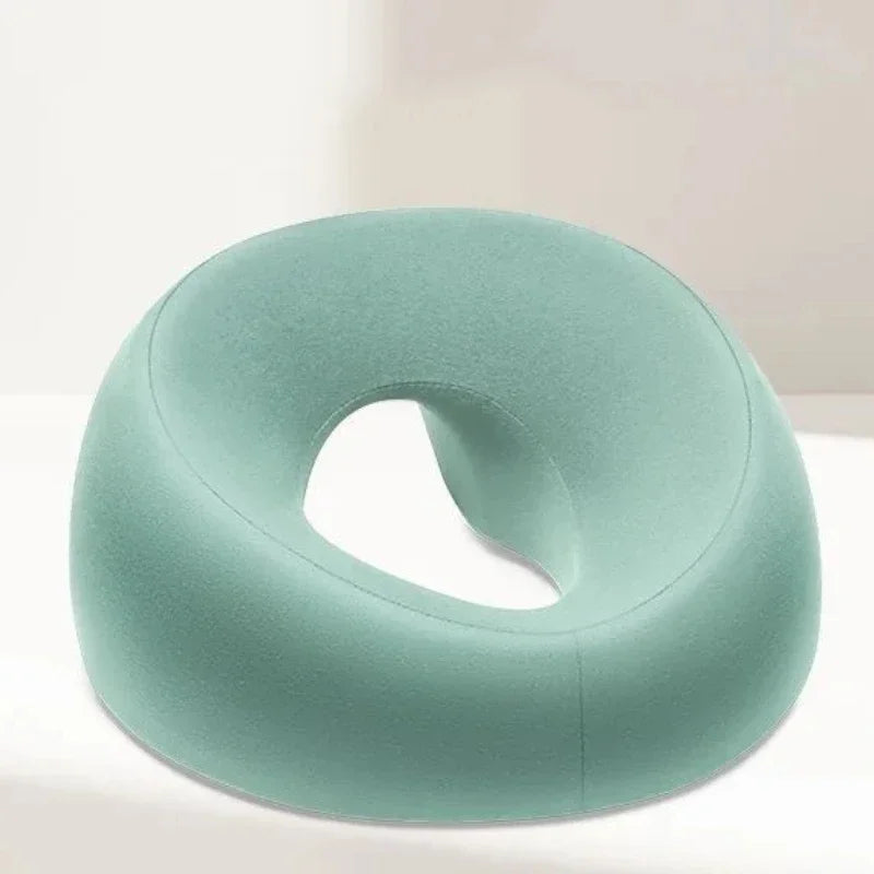 Ergonomic Memory Foam Lying Down Pillow – Breathable Head & Face Rest for Beauty Salons