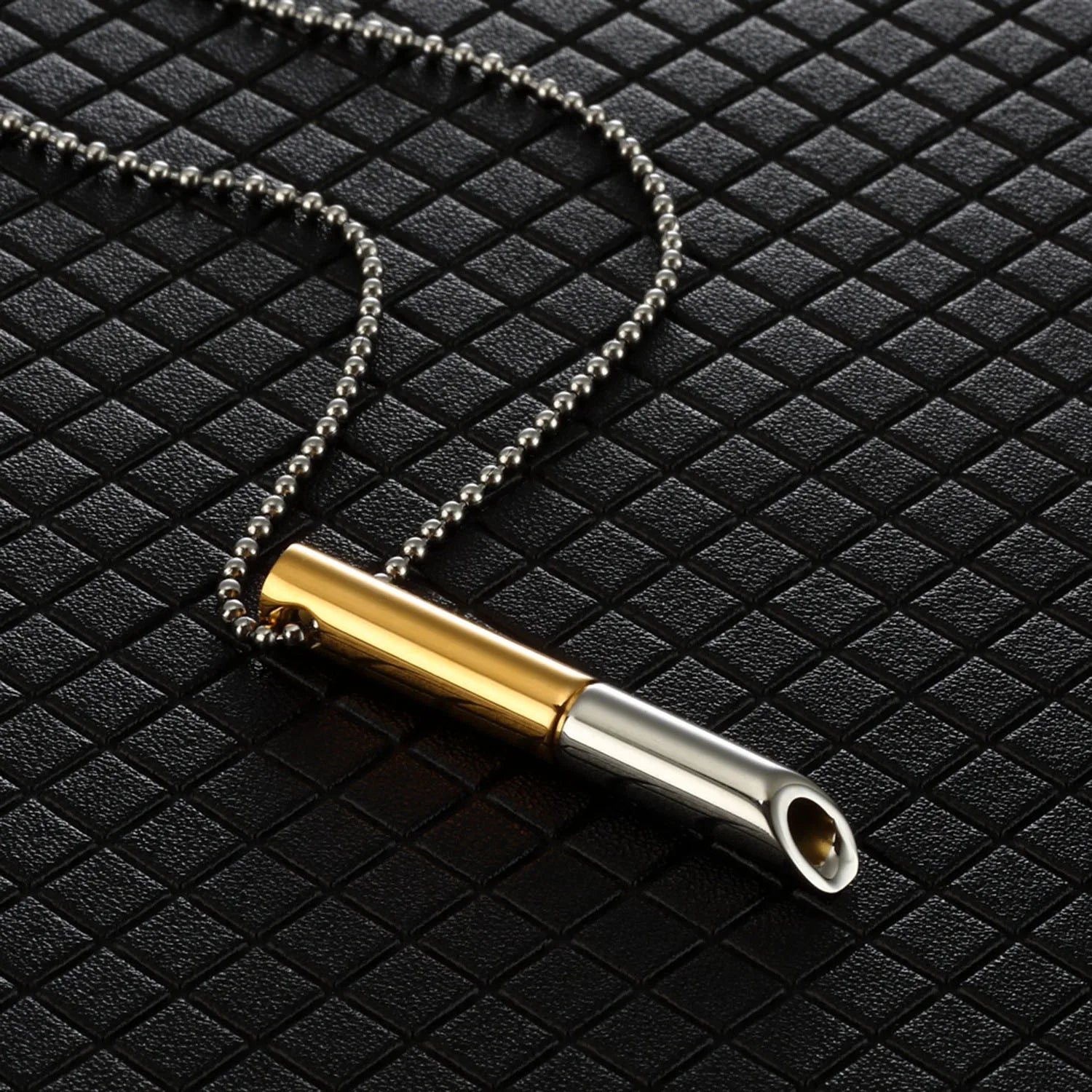 Mindfulness Breathing Necklace – Anxiety & Stress Relief Tool with Chain