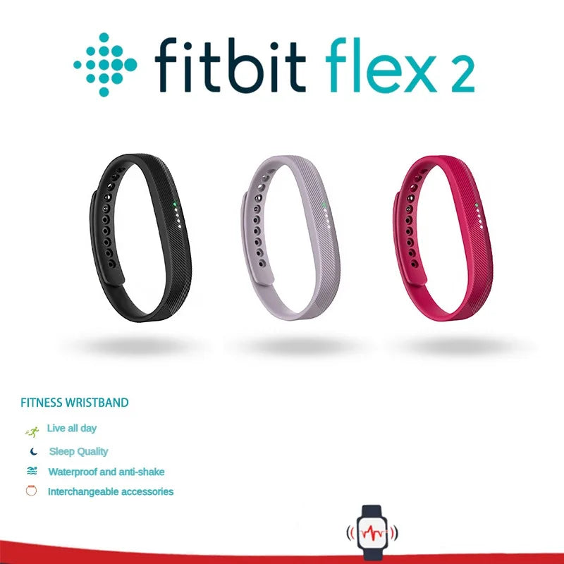 Fitbit Flex 2 Smart Fitness Tracker – Sleep Monitor, Waterproof, Alarm Clock & Bluetooth Alerts
