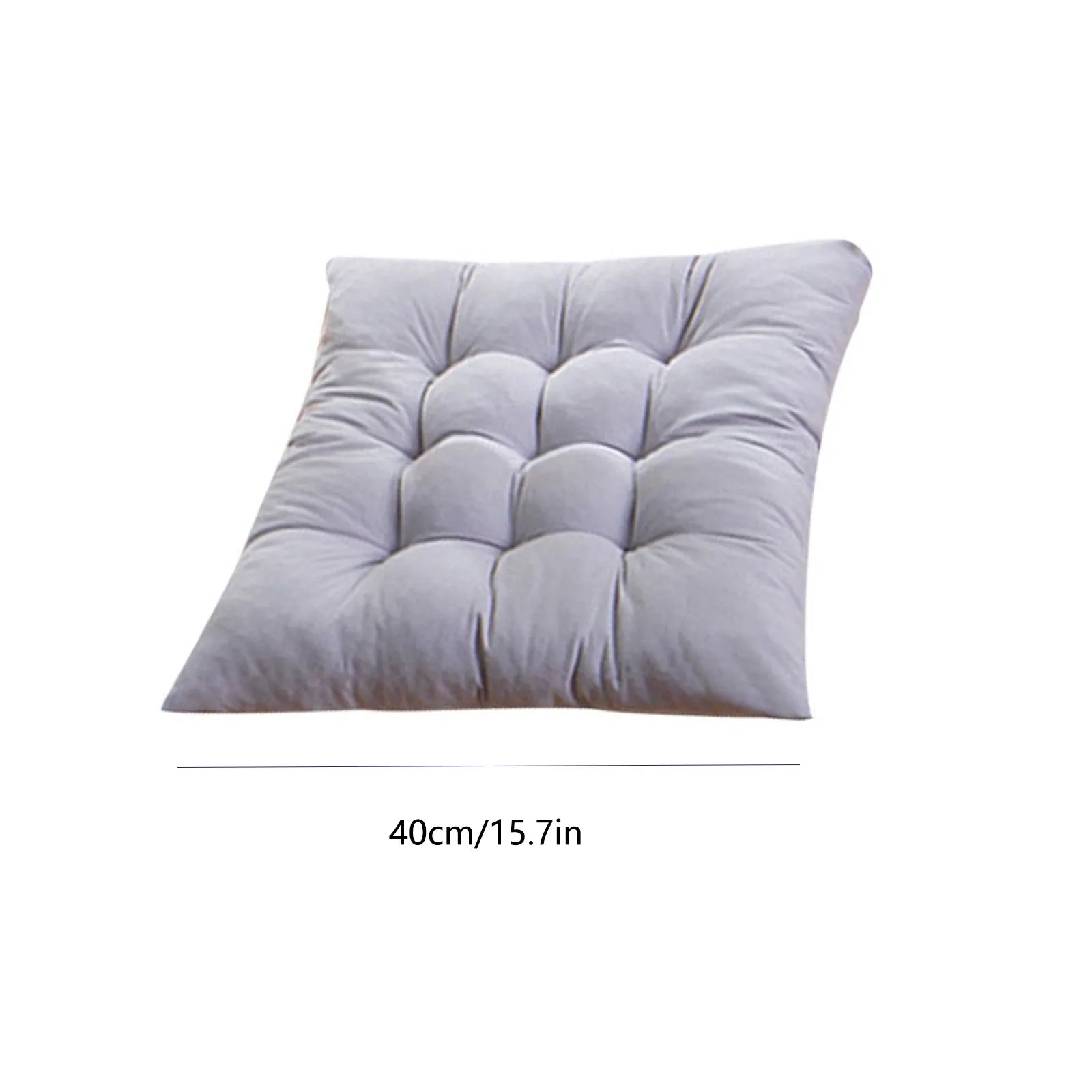 Square Chair Cushion with Anti-Skid Strap – Indoor & Outdoor Seat Pillow for Home and Car