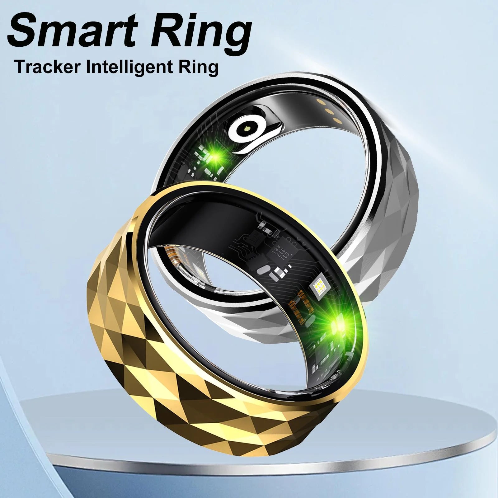Unisex Smart Ring – Multi-Sport Mode, Pedometer, Remote Camera Control & Long Battery Life