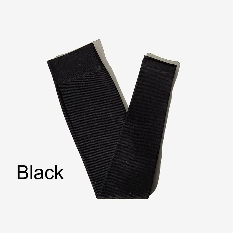 Ribbed Seamless High-Waist Yoga Pants – Women’s Tummy Control Gym Leggings & Running Tights