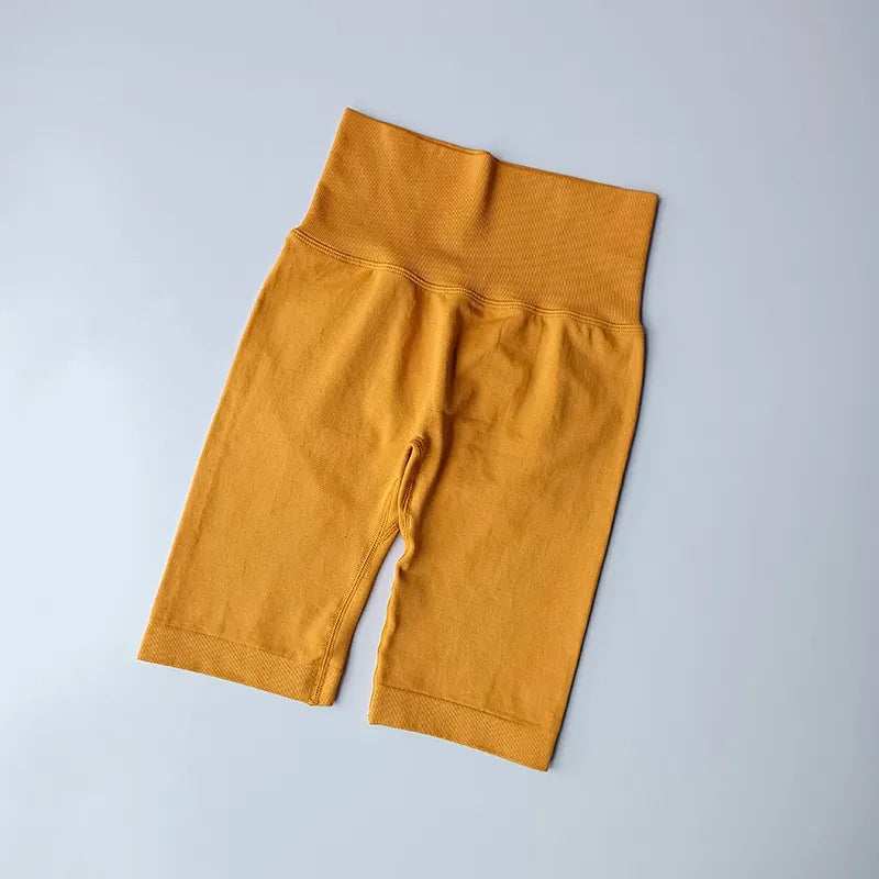 High-Waist Women’s Yoga Shorts – Push-Up, Quick-Dry Tummy Control Gym & Running Shorts