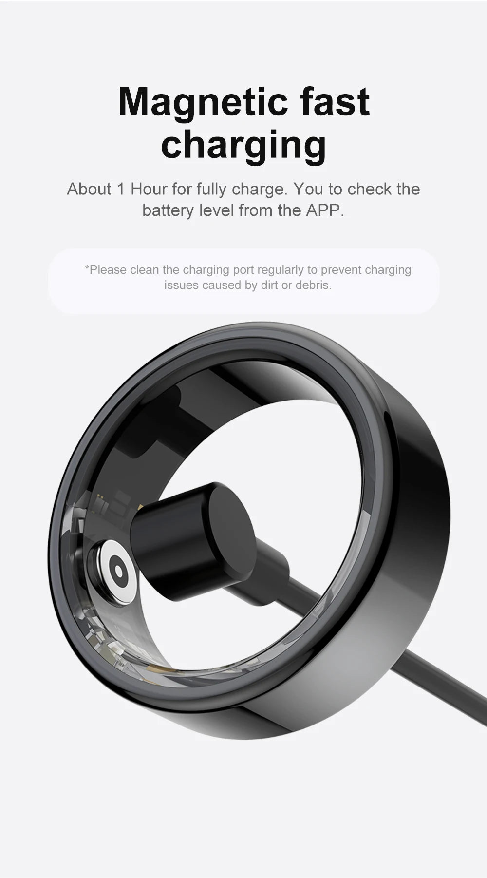 COLMI R02 Military‑Grade Titanium Smart Ring – IP68 & 3ATM Waterproof with Health Monitoring & Multi‑Sport Modes