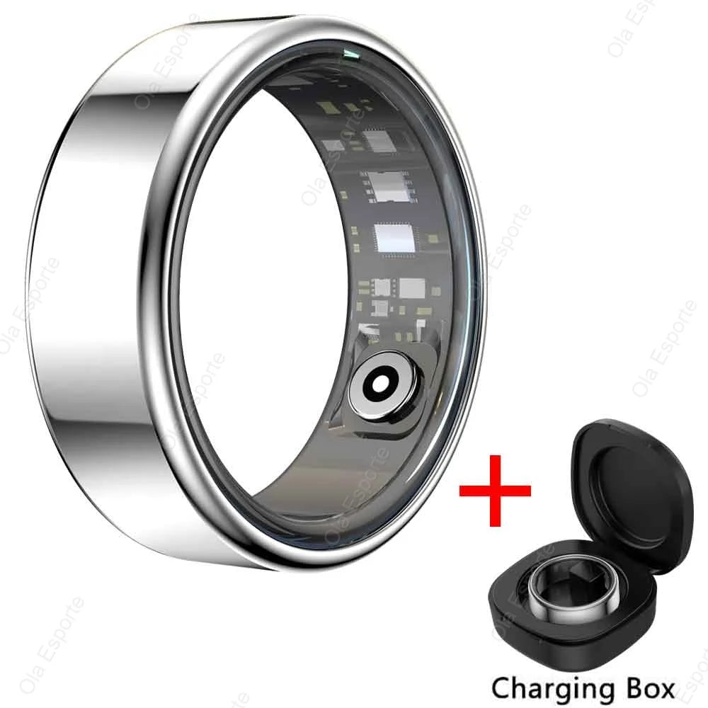 2025 New Xiaomi Smart Ring – Heart Rate & Blood Oxygen Monitor, IP68 & 5ATM Waterproof, Multi-Sport Mode