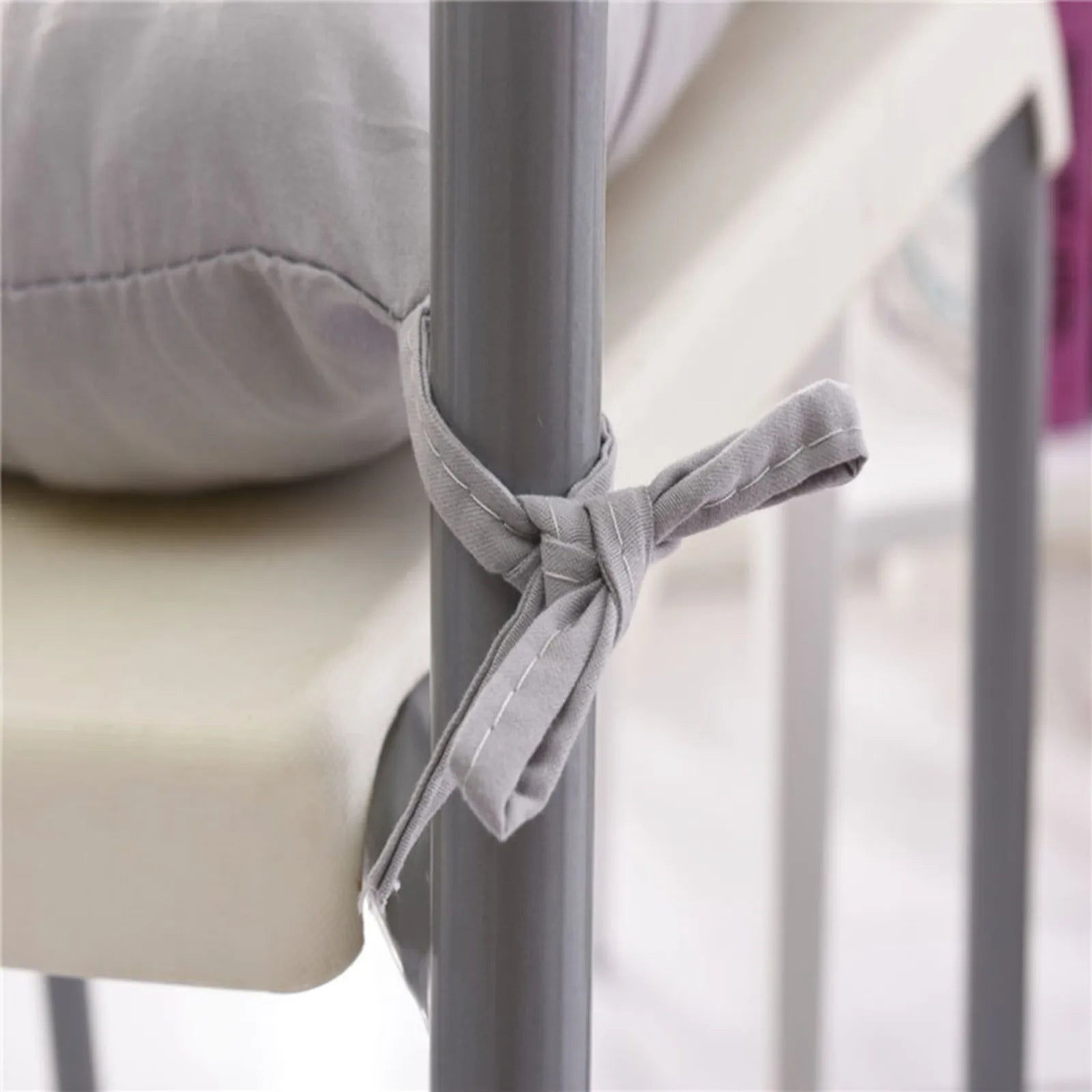 Square Chair Cushion with Anti-Skid Strap – Indoor & Outdoor Seat Pillow for Home and Car