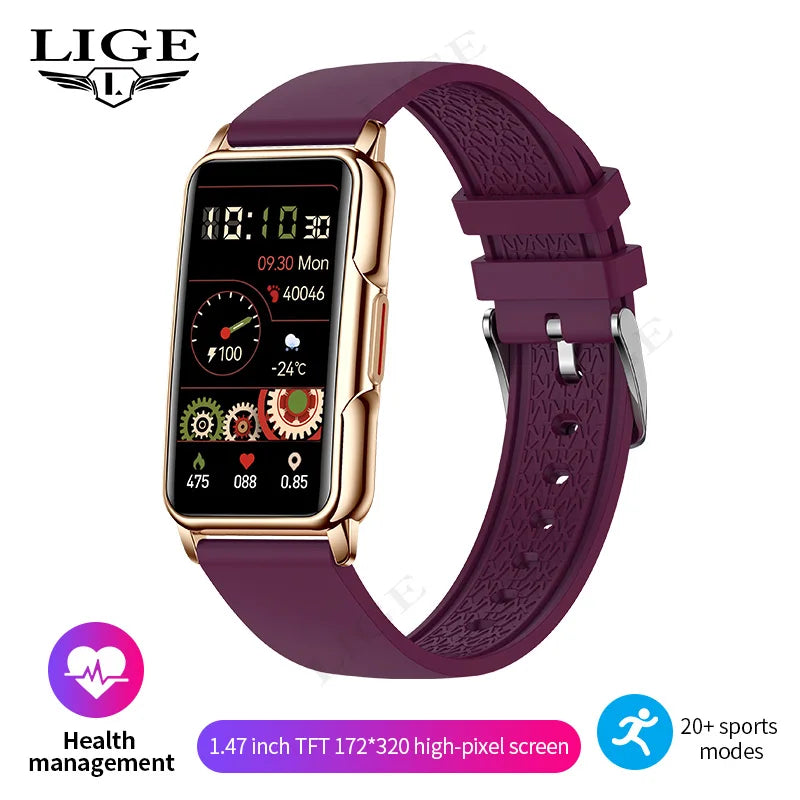 Unisex Smart Bracelet for Android & iOS – Heart Rate, Blood Oxygen Monitor, Waterproof Sport Smartwatch with Gift