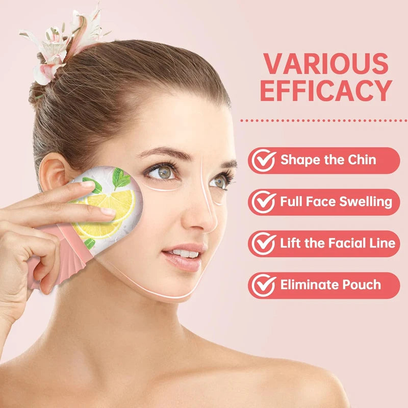 Ice Facial Roller & Globe Balls – Skin Lifting and Contouring Tool for Face Treatment