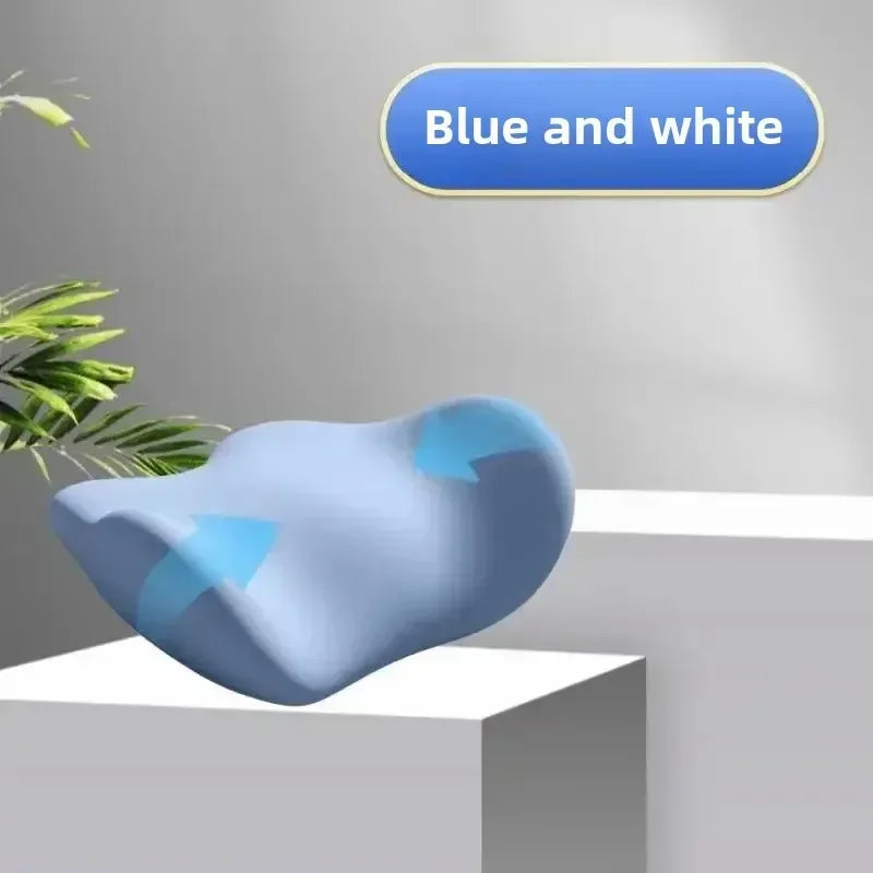 Ergonomic Memory Foam Lumbar Support Pillow – Soft Sleep Cushion for Back Relief