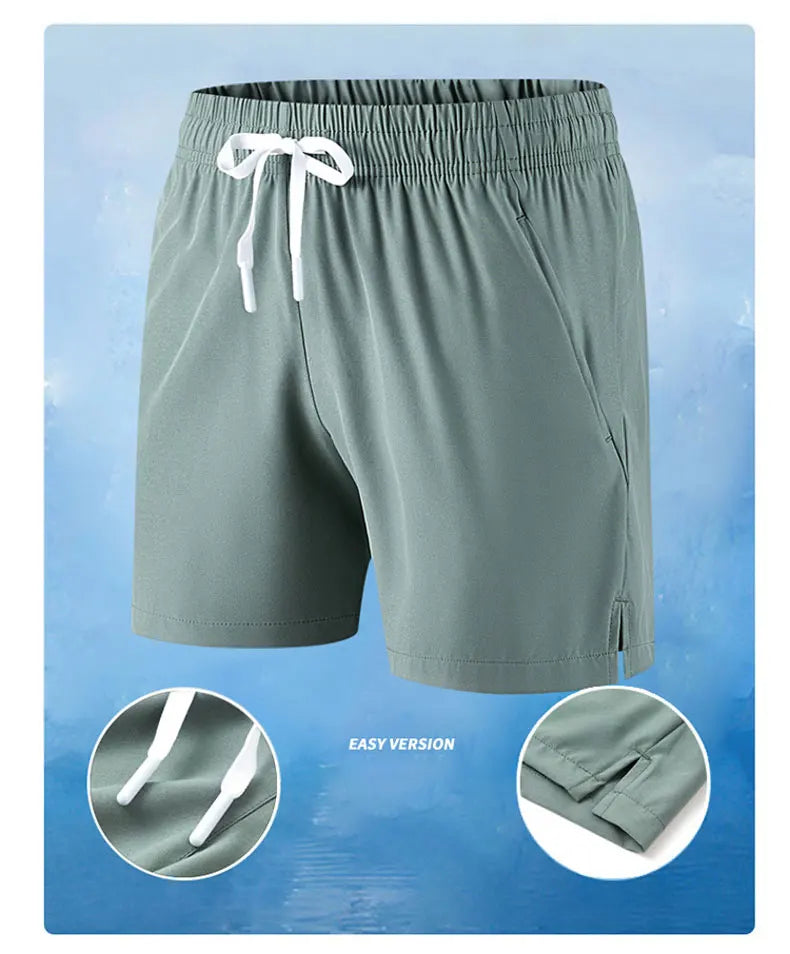 Men’s Quick-Dry Running Shorts – Summer Gym & Outdoor Sportswear Jogging Pants