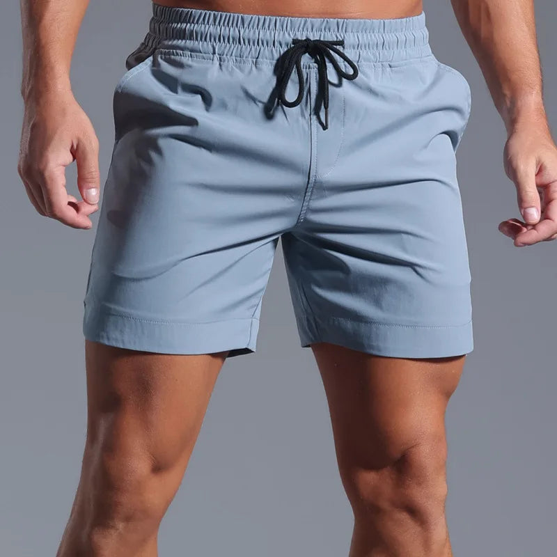 Men’s Quick-Dry Running Shorts – Elastic Workout Training Gym Shorts for Summer