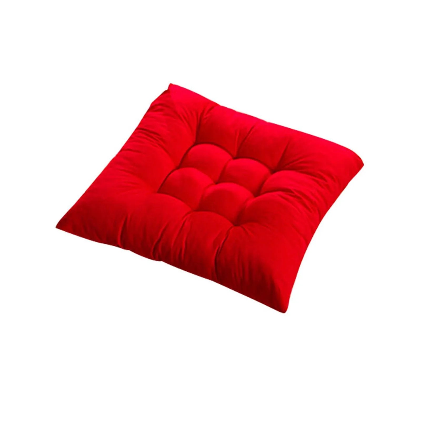 Square Chair Cushion with Anti-Skid Strap – Indoor & Outdoor Seat Pillow for Home and Car