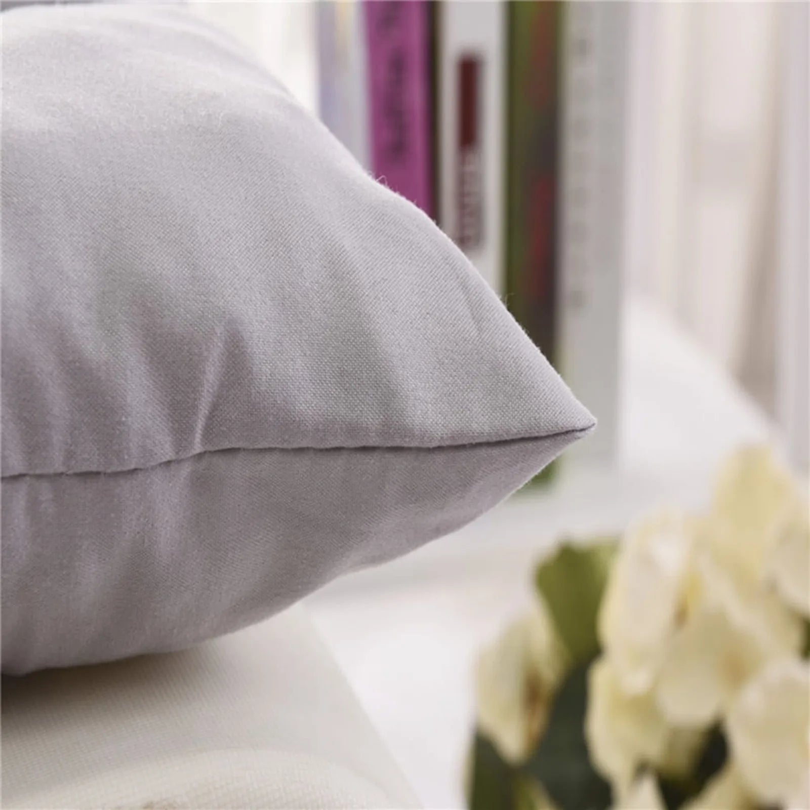 Square Chair Cushion with Anti-Skid Strap – Indoor & Outdoor Seat Pillow for Home and Car