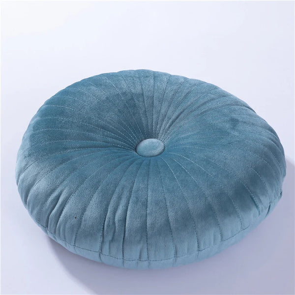 Round Tatami Floor Cushion – Soft Pouf Throw Pillow for Sofa, Bed & Chair (35×35cm)