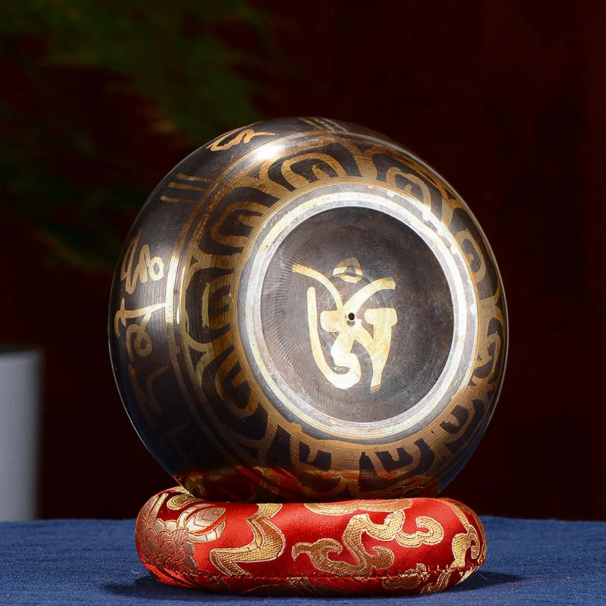 Tibetan Singing Bowl Set – 8.5 to 20cm Scripture Bowls for Meditation & Chakra Healing