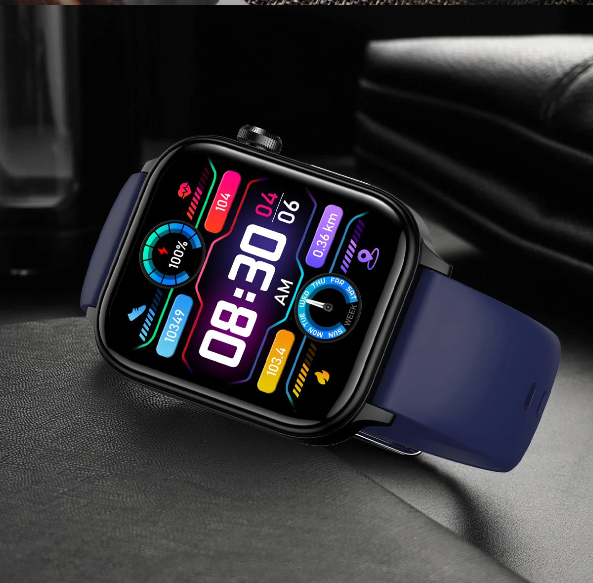 2025 ECG+PPG Smart Watch – Blood Pressure, Lipid, Uric Acid & Menstrual Health Tracker for Women
