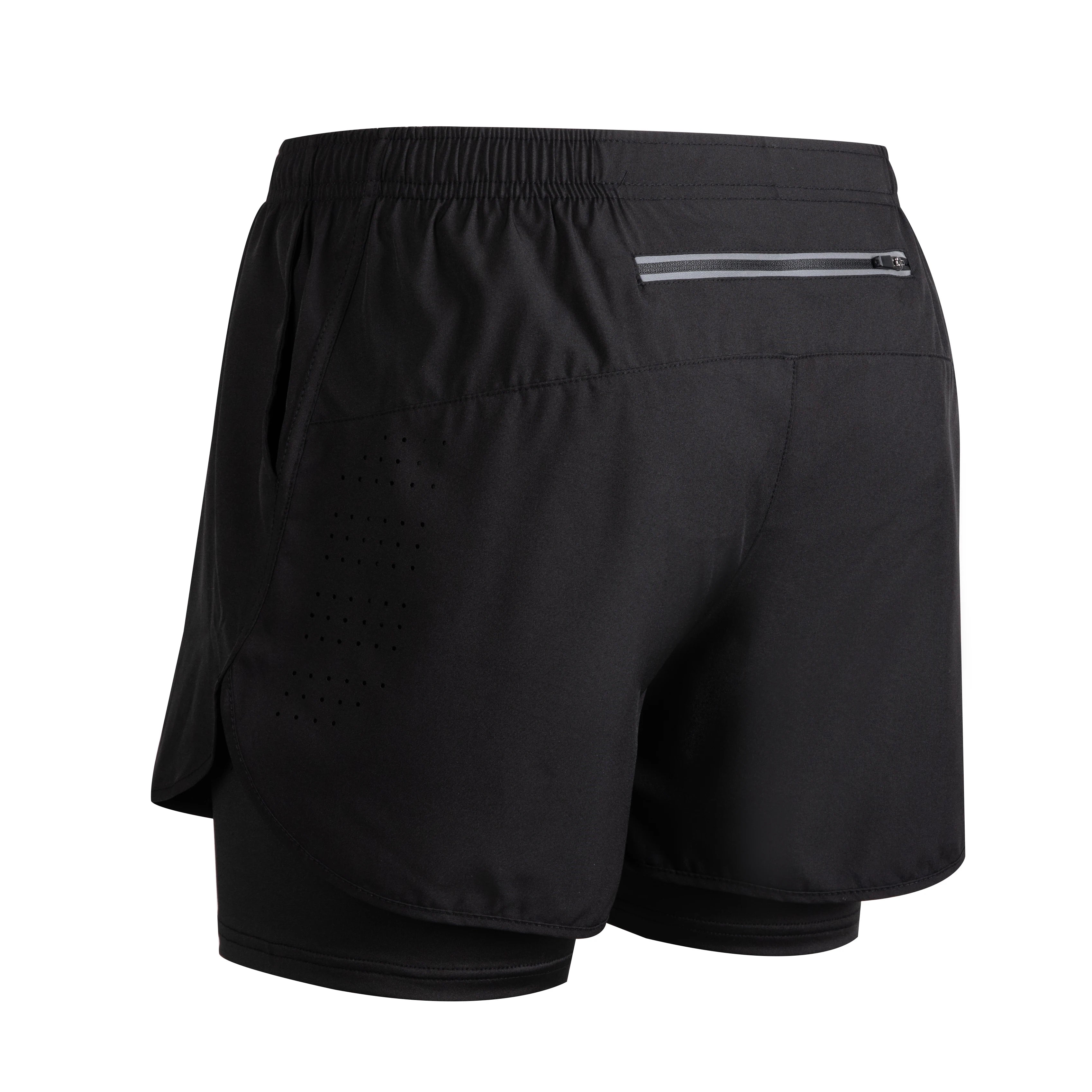 Men’s Double-Layer Running Shorts – Quick-Dry Fitness & Workout Training Shorts