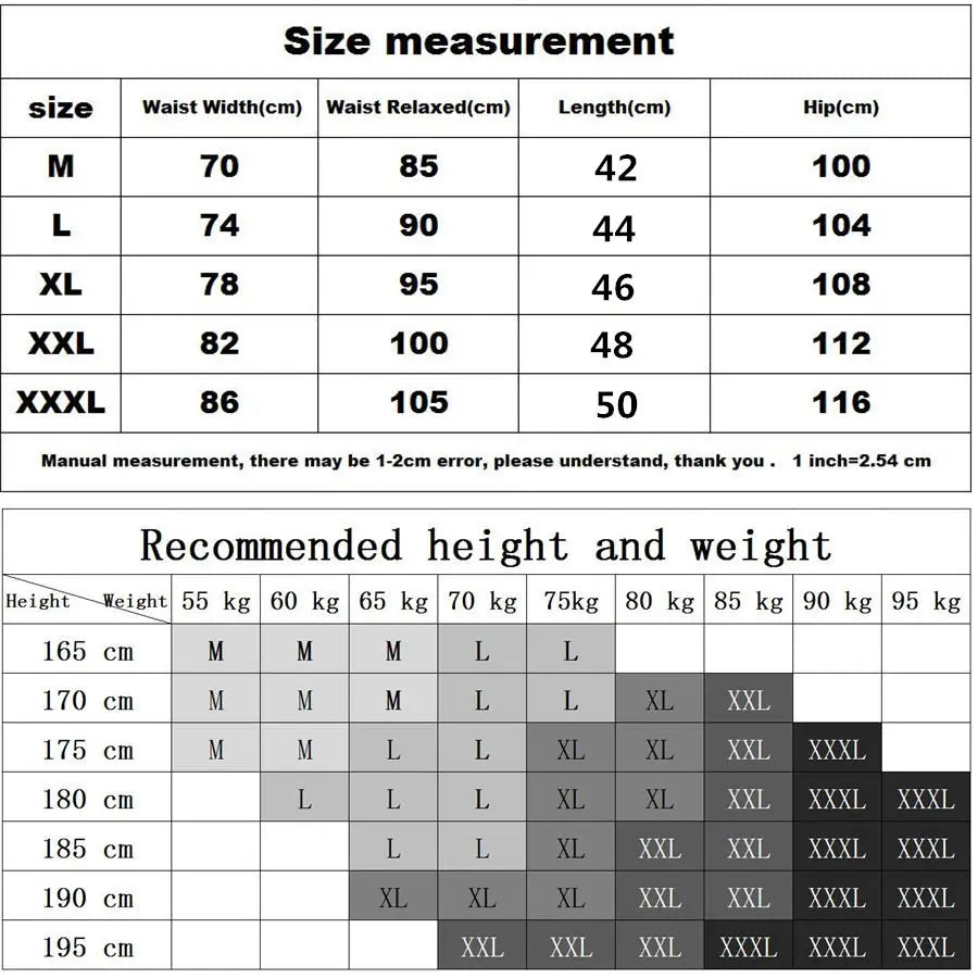 Men’s 2-in-1 Double-Layer Running Shorts – Beach, Gym & Fitness Training Pants