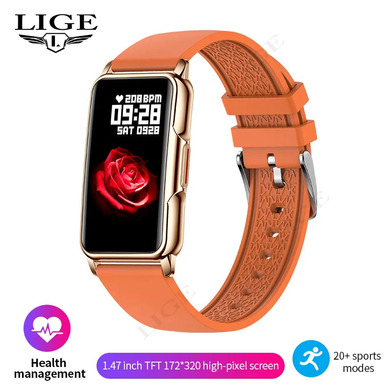 Unisex Smart Bracelet for Android & iOS – Heart Rate, Blood Oxygen Monitor, Waterproof Sport Smartwatch with Gift