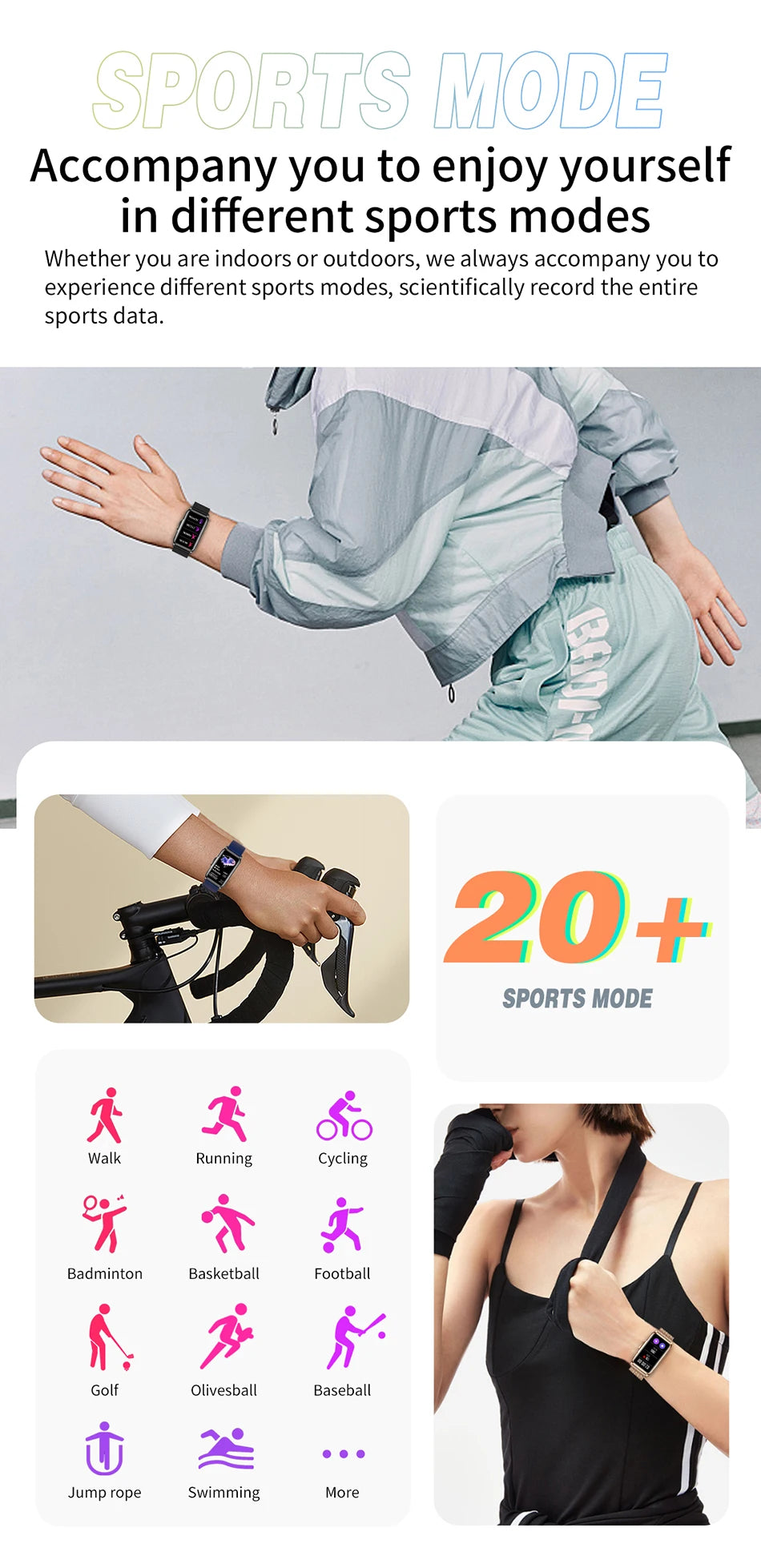 LIGE Women’s Smart Watch – Full Touch Screen, Bluetooth Call, IP67 Waterproof Fitness Tracker