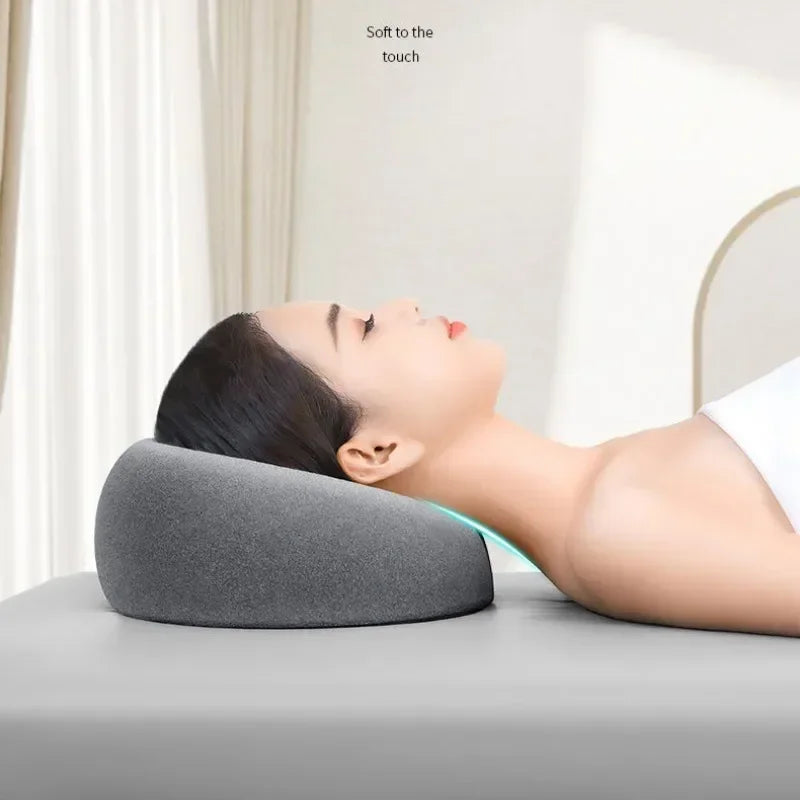Ergonomic Memory Foam Lying Down Pillow – Breathable Head & Face Rest for Beauty Salons
