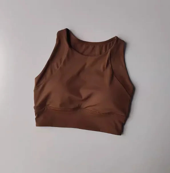 All-in-One Shock-Proof Full-Cup Sports Vest – Breathable Yoga & Gym Fitness Bra
