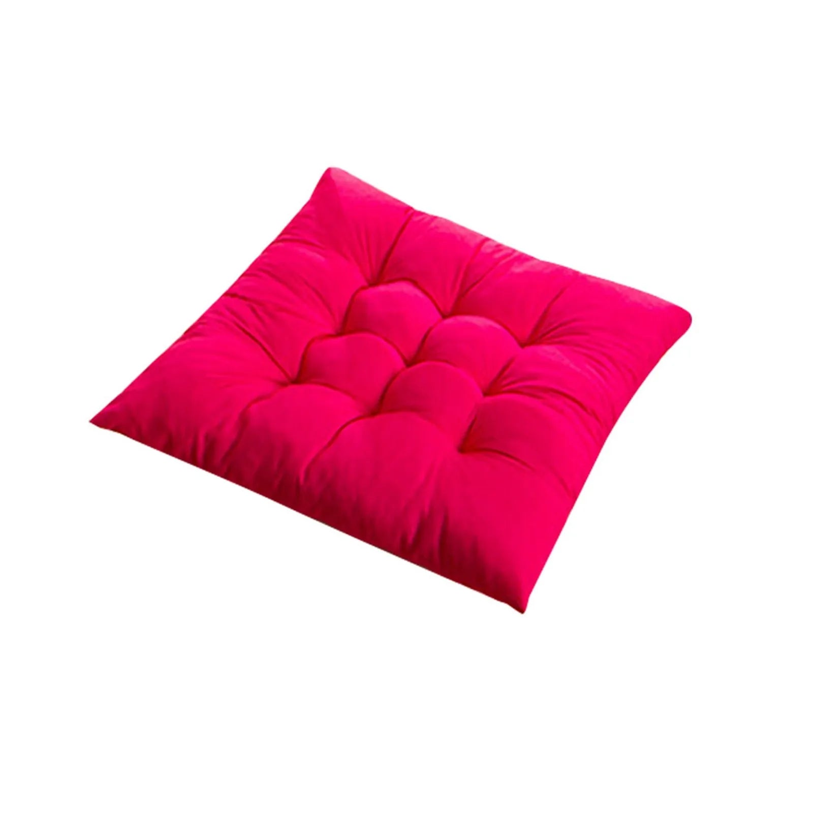 Square Chair Cushion with Anti-Skid Strap – Indoor & Outdoor Seat Pillow for Home and Car