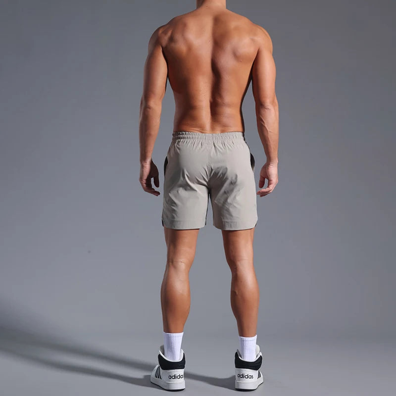 Men’s Quick-Dry Running Shorts – Elastic Workout Training Gym Shorts for Summer
