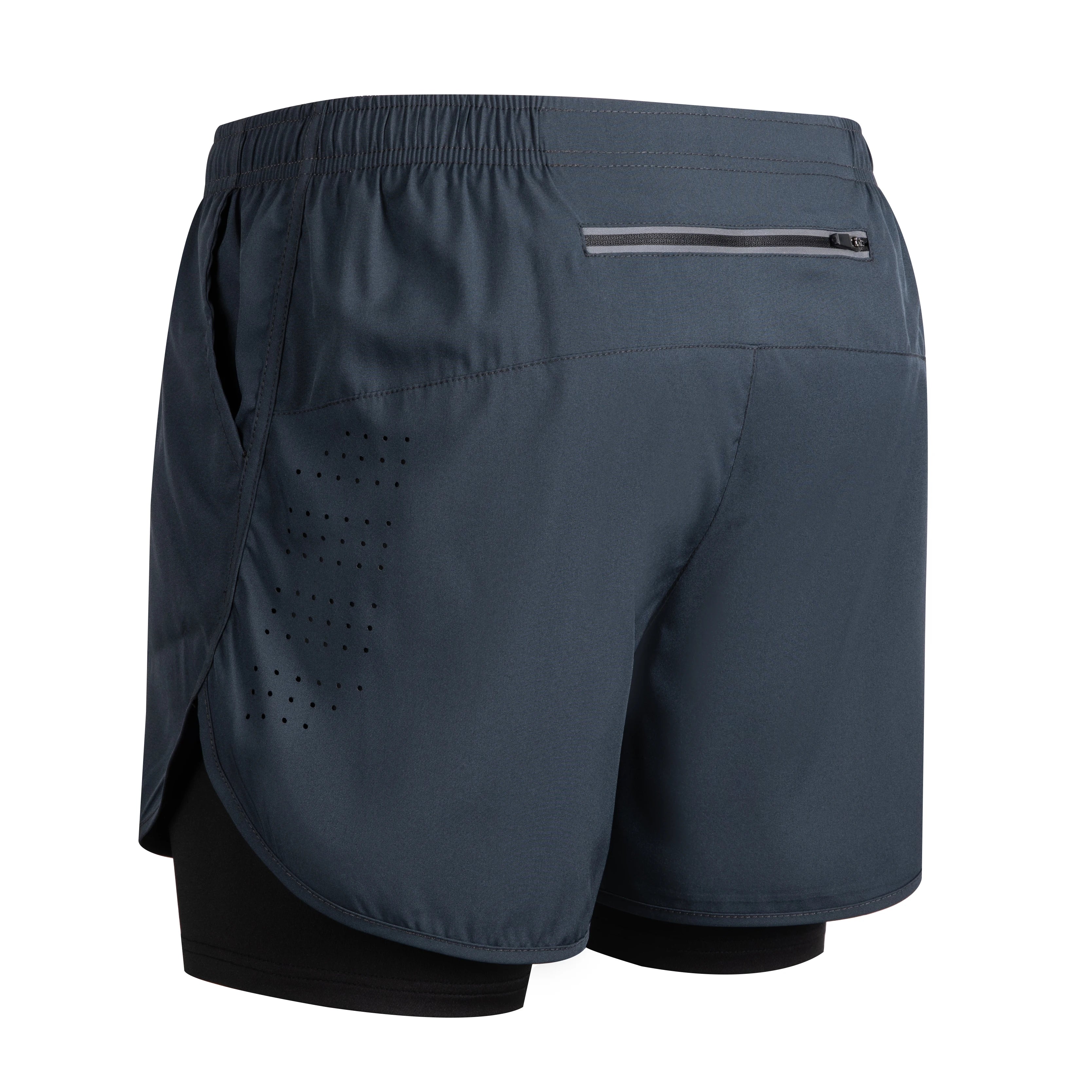 Men’s Double-Layer Running Shorts – Quick-Dry Fitness & Workout Training Shorts