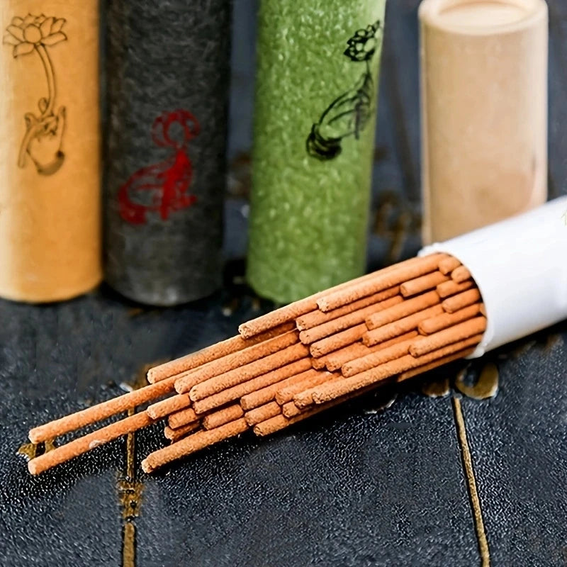 40Pcs Natural Sandalwood Incense Sticks – Aromatic Home, Prayer & Meditation Use